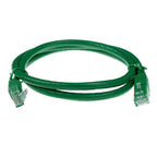 Network Patch Cable ACT U/UTP, CAT 6, RJ-45 - RJ-45, 1.5 m, Copper Conductors, Green, Bulk packaging