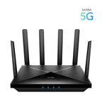 Cudy P5 Wireless Router, 5G, AX3000, 2.4/5 GHz, 574 - 2402 Mbps, 10/100/1000
