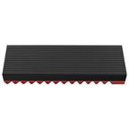 Jonsbo M.2 SSD passive cooler, finned, Red