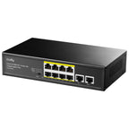Cudy FS1010PG Switch, 8-port, 10/100, PoE+ Switch 120W, 2 x 10/100/1000 Uplink ports