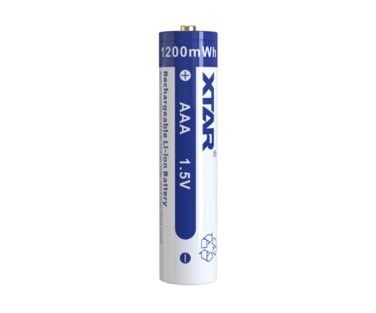 Акумулаторна батерия LiIon 10440 AAA R03 1,5V 800mAh 4 бр. в PVC кутия XTAR