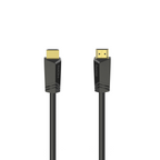 HAMA High-Speed Cable, HDMI Male - HDMI Male, 4K, 18GB/s, Ethernet, 7.5 m, Gold-Plated Connectors, Black