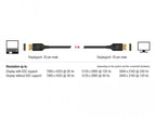 Delock Cable DisplayPort male - DisplayPort male, 2.0m, 8K 60 Hz, Black
