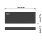 ACT AC1600 M.2 SSD Enclosure, USB 3.2 Gen1, Black
