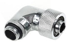 Alphacool Compression Fitting, 16/10 - G1/4, 90°, Rotatable, Chrome