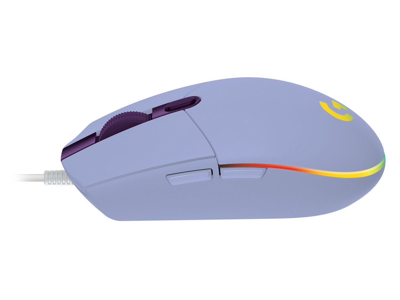 Gaming Mouse Logitech G102 LightSync, RGB, Optical, Wired, USB, Purple