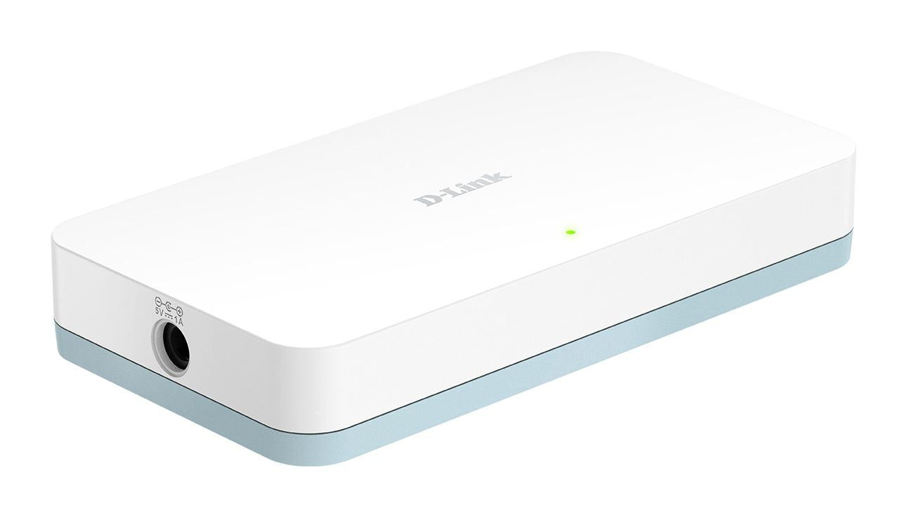 Суич D-Link DGS-1008D/E, 8 портов, 10/100/1000, Gigabit, Desktop