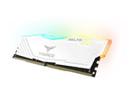 Team Group T-Force Delta RGB White DDR4 16GB (2x8GB) 3200MHz 1.35V Memory