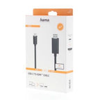 HAMA USB-C Male - HDMI Male Cable, Ultra-HD, 4K, 3m, 3-Star, Black