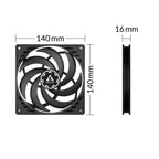 ARCTIC P14 SLIM PWM PST Fan