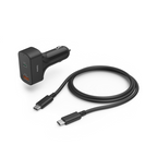 Car laptop charger HAMA, USB-C, (PD), 5-20 V/ 65 W, 200018