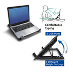 Laptop cooler ACT, Up to 17", With one fan, 2 x USB hub, Black