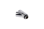 Alphacool Eiszapfen Y-Connector, Rotary, 45°, G1/4 Male to 2 x G1/4 Female, Silver