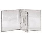HAMA Double Jewel Case for CD/DVD, transparent, 5 pcs. per pack