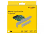 Delock, PCI Express x1 to 2 Port SATA, RAID card