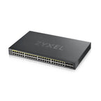 Switch ZYXEL GS1920-48HP, 44x GbE ports, 4x Combo SFP/RJ-45 ports, Managed, Rack-mountable