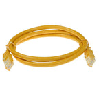 ACT U/UTP Network Patch Cable, CAT 6, RJ-45 - RJ-45, 1.5 m, Copper conductors, Yellow, Bulk packaging