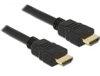 Delock High Speed HDMI Male to HDMI A Male Cable, 4K, 0.25 m, Ethernet