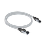 ACT S/FTP Patch Cable, CAT6A IDC 4PPoE/PoE++100W LSZH, 1.5 m