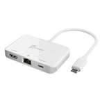 Network Adapter/Hub/ j5create JCA351, Gigabit, 4K HDMI