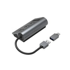 HAMA USB Hub/Card Reader, 5-port, 3x USB-A, SD, microSD, incl. USB-C adapter