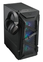 ASUS TUF Gaming GT301 Case, Mid-Tower, Aura Sync ARGB, Black