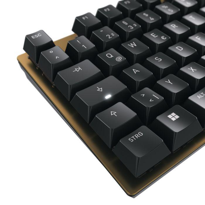 Механична клавиатура CHERRY KC 200MX Red, Тънка, Черна