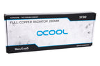 Alphacool NexXxoS ST30 Full Copper 280mm Radiator V.2, White Special Edition