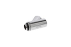 Alphacool Eiszapfen Y-Connector, Rotary, 45°, G1/4 Male to 2 x G1/4 Female, Silver