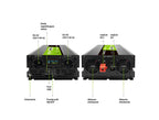 GREEN CELL Inverter, 24/220V, DC/AC, 3000W/6000W, pure sine wave