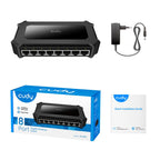 Cudy GS108D Switch, 8 Port, 10/100/1000, Auto-MDI/MDIX