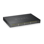 Switch ZYXEL GS1920-48HP, 44x GbE ports, 4x Combo SFP/RJ-45 ports, Managed, Rack-mountable