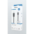 Cable HAMA USB-C male to USB-A 3.2 Gen.1 male, 5Gbit/s, 1.5 m, Black