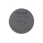 Button Alkaline Battery MAXELL LR-1130 AG10 1.55V 10 pcs./pack price for 1 pc.