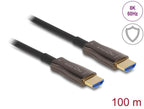 Delock Optical HDMI 8K Cable, 60Hz, 48Gbps, 100 m