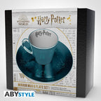 ABYSTYLE HARRY POTTER Mirror mug & plate set Patronus, Mug, Coaster
