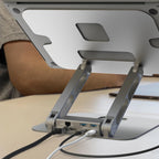 Laptop Stand with Docking Station j5create JTS427, up to 16", USB-C, HDMI, 4K