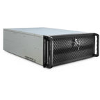 Inter-Tech 4U-4129L Server Case - Mini ITX, mATX, μATX, ATX, SSI EEB, Black