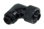 Alphacool Compression Fitting, 16/10 - G1/4, 90°, Revolvable, Matte Black