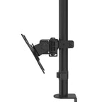 HAMA Adjustable Desk Monitor Mount, 13" - 32", 10 kg, Swivel/Tilt, Black