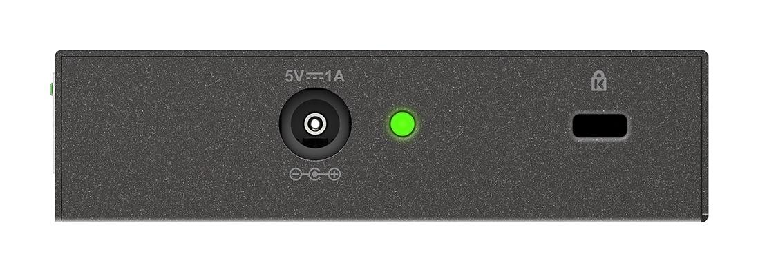 Суич D-Link DGS-105/E, 5 портов, 10/100/1000, Gigabi, метален корпус