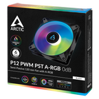ARCTIC P12 Black Fan, A-RGB, 120mm