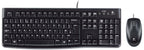 Logitech MK120 Keyboard and Mouse Combo, Black
