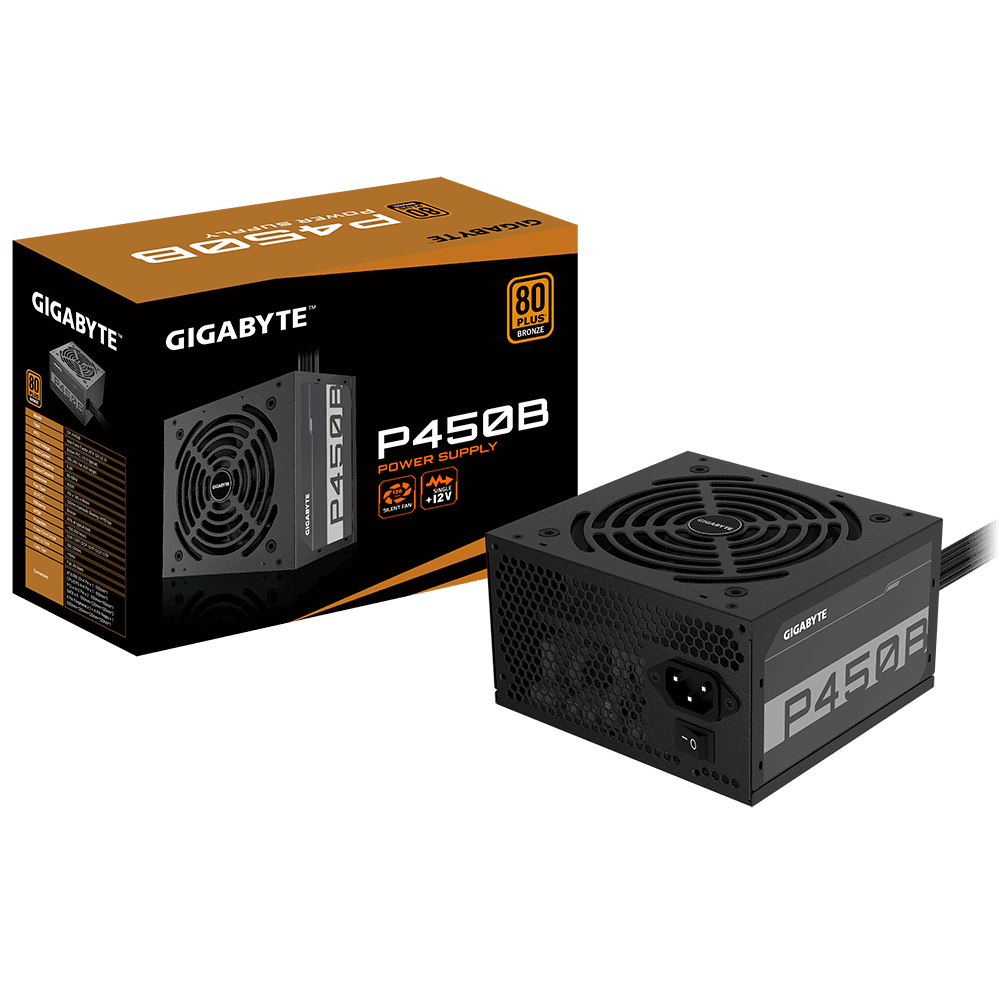 Gigabyte P450B Power Supply, 450W, 80+, Bronze
