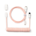 Keychron Coiled Aviator Keyboard Cable Light Pink
