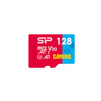 Silicon Power Superior Gaming 128GB microSDHC/SDXC Memory Card, Class 10, A1, V30, UHS-I U3, with SD Adapter