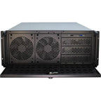 Inter-Tech 4U-4129L Server Case - Mini ITX, mATX, μATX, ATX, SSI EEB, Black