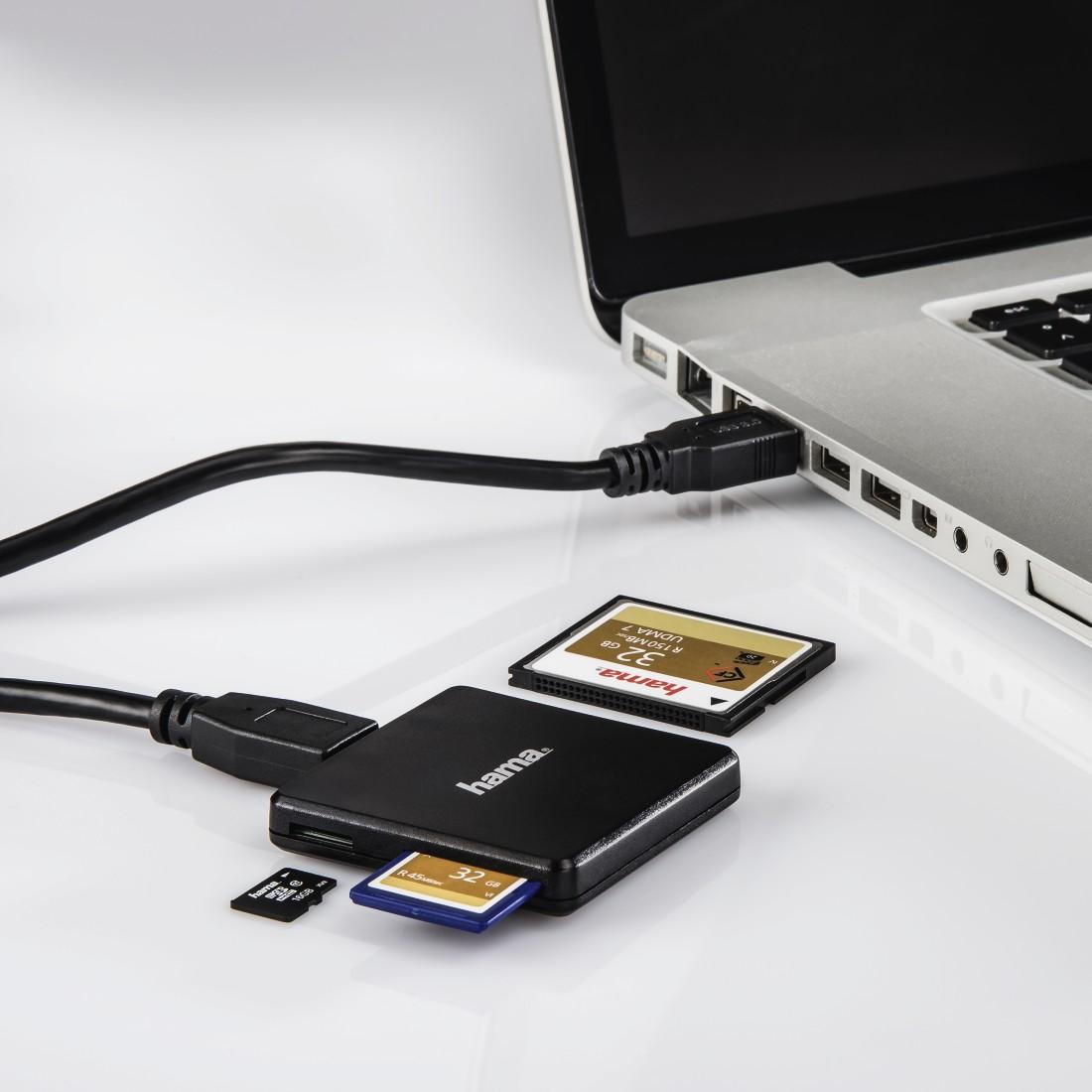 Card Reader HAMA Multi, USB 3.0, 124022