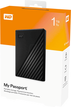 Western Digital My Passport External Hard Drive, 1TB, 2.5"