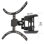 TV Wall Mount Hama FULLMOTION, 229 cm (90") up to 50 kg, fully movable, 220837